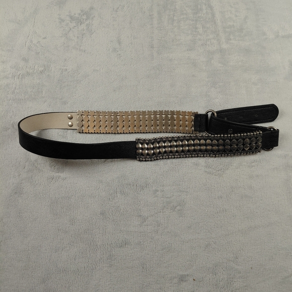 Free People Accessories - Free People Leather and Metal Belt, FP 6996 01, S/M